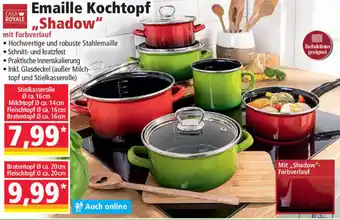 Norma Casa Royale Emaille Kochtopf ,,Shadow" Angebot