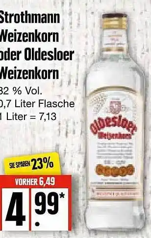 Edeka Frischemarkt Strothmann weizenkorn oder oldesloer weizenkorn Angebot