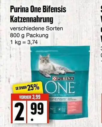 Edeka Frischemarkt Purina one bifensis katzennahrung Angebot