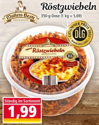 Norma Mutters Beste Röstzwiebeln 350 g Dose Angebot