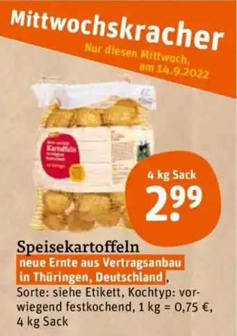 tegut Speisekartoffeln 4 kg Sack Angebot