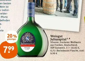 tegut Weingut Juliusspital 0,75 L Angebot