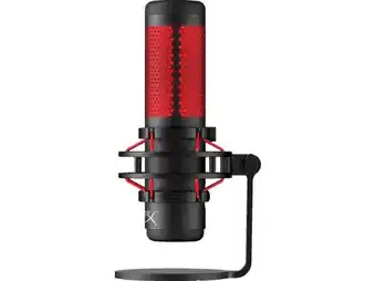 MediaMarkt Hyperx quadcast desktop-mikrofon, rot/schwarz Angebot