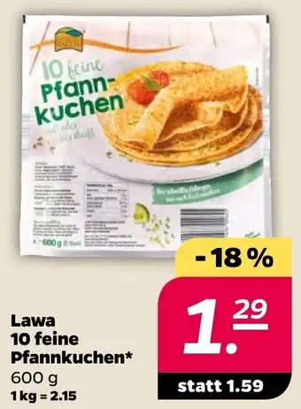 NETTO Lawa 10 feine Pfannkuchen 600 g Angebot