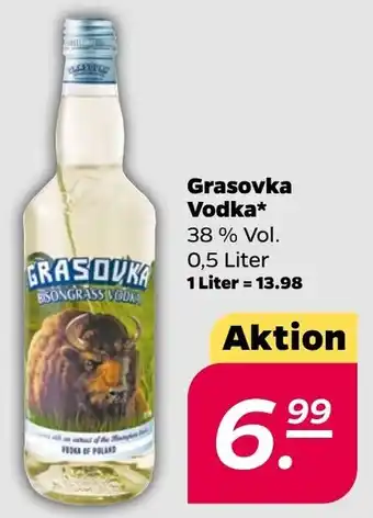 NETTO Grasovka Vodka 0,5 Liter Angebot