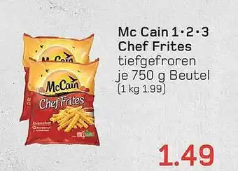 akzenta Mc cain 1.2.3 chef frites Angebot