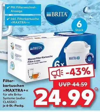Kaufland Filterkartuschen maxtra+ Angebot