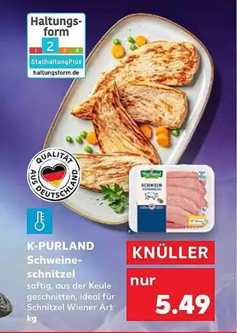 Kaufland K-purland schweineschnitzel Angebot