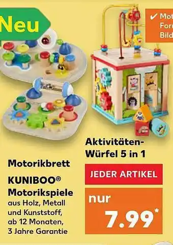 Kaufland Kuniboo motorikspiele Angebot