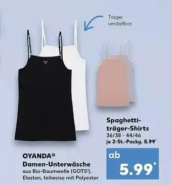 Kaufland Oyanda damen-unterwäsche Angebot