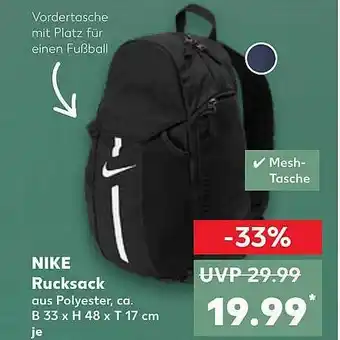 Kaufland Nike rucksack Angebot