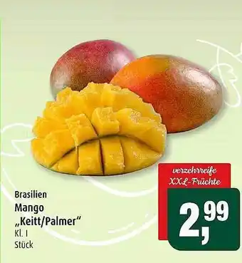 Markant Brasilien mango „keitt-palmer” Angebot