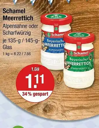 V Markt Schamel meerrettich Angebot