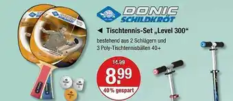 V Markt Donic schildkrot tischtennis-set „level 300” Angebot