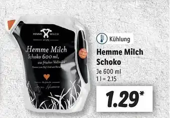 Lidl Hemme milch schoko Angebot