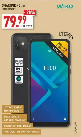 Marktkauf Smartphone „y82“ wiko Angebot