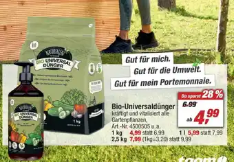 toom Baumarkt Bio Universaldünger Angebot