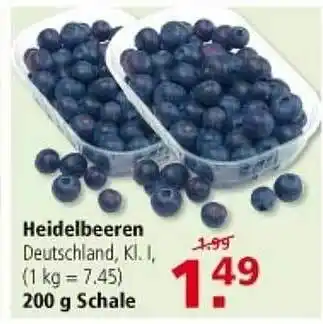 Multi Markt Heidelbeeren Angebot