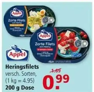 Multi Markt Heringsfilets appel Angebot