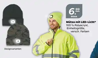 NETTO Mütze mit LED Licht Angebot