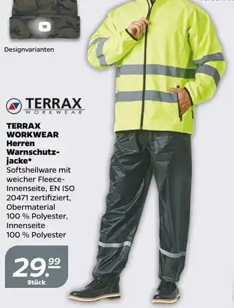 NETTO Terrax Workwear Herren Warnschutzjacke Angebot