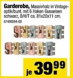SB Lagerkauf Garderobe Angebot