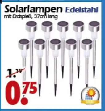 Wreesmann Solarlampen Edelstahl Angebot