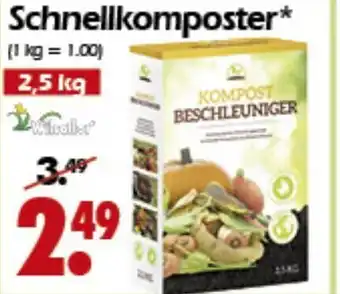 Wreesmann Schnellkomposter 2,5kg Angebot