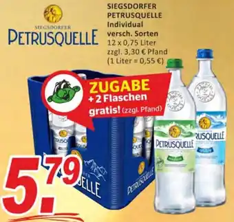 Getränke Fleischmann Siegsdorfer Petrusquelle Individual 12x0,75 Liter Angebot