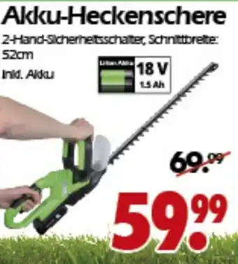 Wreesmann Akku Heckenschere Angebot