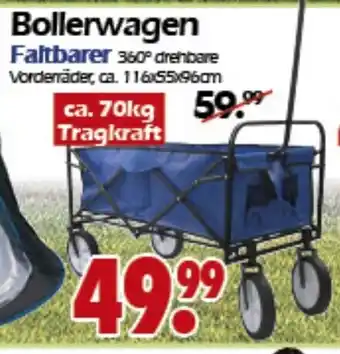 Wreesmann Bollerwagen faltbarer Angebot