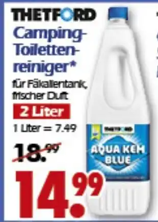 Wreesmann Thetford Camping Toilettenreiniger 2L Angebot