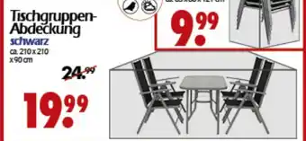 Wreesmann Tischgruppen Abdeckung schwarz Angebot