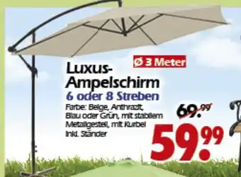 Wreesmann Luxus Ampelschirm Angebot