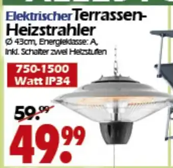 Wreesmann Elektrischer Terrassen Heizstrahler Angebot