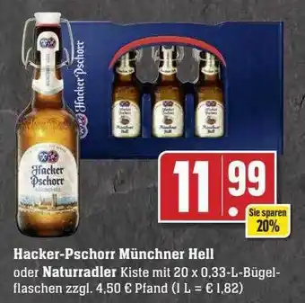 Scheck-in-Center Hacker-pschorr münchner hell oder naturradler Angebot