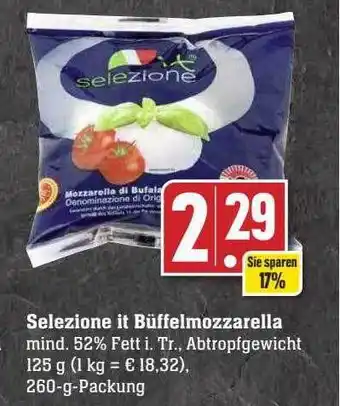 Scheck-in-Center Selezione it büffelmozzarella Angebot