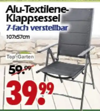 Wreesmann Alu Textilene Klappsessel Angebot