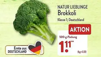 Aldi Nord Natur lieblinge brokkoli Angebot