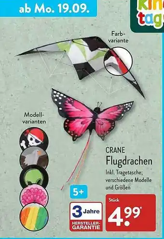 Aldi Nord Crane flugdrachen Angebot