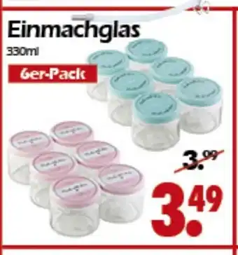 Wreesmann Einmachglas 330ml Angebot