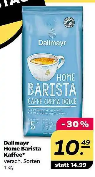 NETTO Dallmayr home barista kaffee Angebot