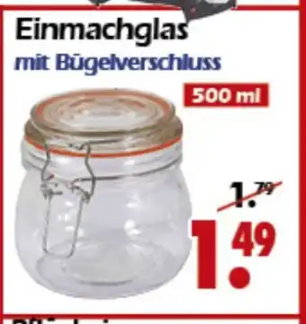 Wreesmann Einmachglas mit Bügelverschluss Angebot