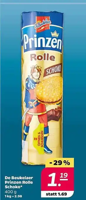 NETTO Debeukelaer prinzen rolle schoko Angebot