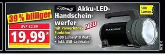 Norma Maximus akku-led-handscheinwerfer Angebot