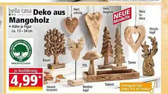 Norma Bella casa deko aus mangoholz Angebot