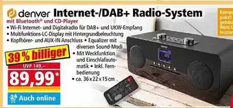Norma Denver internet- dab+ radio-system Angebot