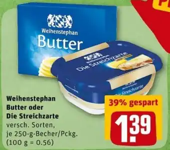 REWE PETZ Weihenstephan Butter oder Die Streichzarte 250 g Angebot