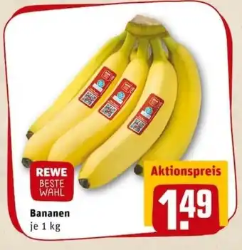 REWE PETZ Bananen 1kg Angebot