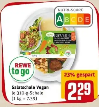 REWE PETZ Salatschale Vegan 310g Angebot